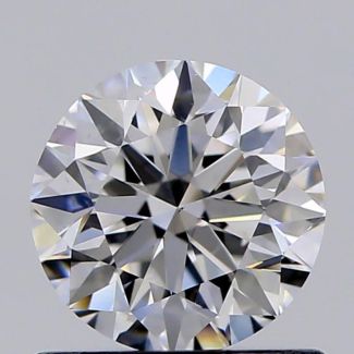 0.70 Carat Round F SI1 VG EX GIA Natural Diamond