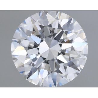 0.7 Carat Round D VVS2 EX GIA Natural Diamond