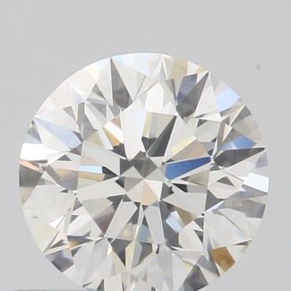 0.6 Carat Round H SI1 EX GIA Natural Diamond