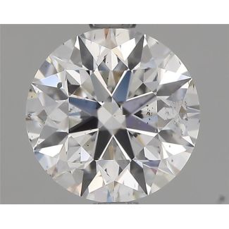 1.50 Carat Round F SI1 EX GIA Natural Diamond