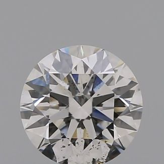 0.35 Carat Round H SI2 EX GIA Natural Diamond