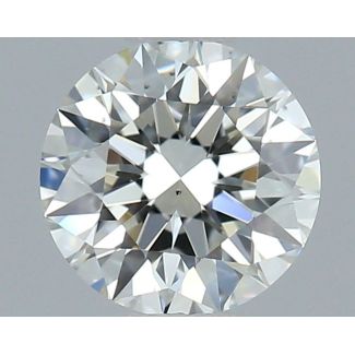 0.7 Carat Round I VS2 EX GIA Natural Diamond