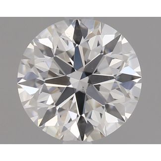 0.53 Carat Round D VS1 EX GIA Natural Diamond