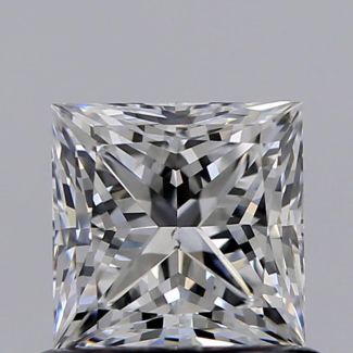 0.70 Carat Princess E VS2 - EX VG GIA Natural Diamond