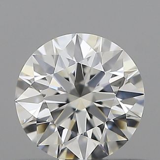 0.48 Carat Round F VVS1 EX GIA Natural Diamond