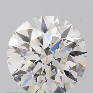 0.59 Carat Round G SI1 EX GIA Natural Diamond