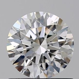 0.65 Carat Round F VS1 EX GIA Natural Diamond