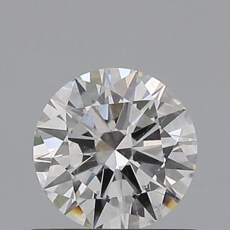 0.5 Carat Round F SI1 EX VG GIA Natural Diamond