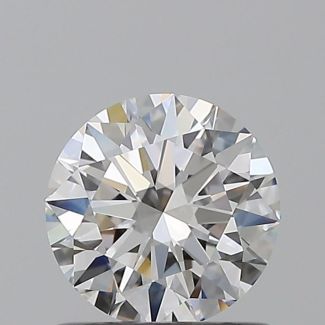 0.75 Carat Round F VVS2 EX GIA Natural Diamond