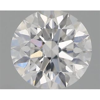 0.33 Carat Round E SI2 EX VG GIA Natural Diamond