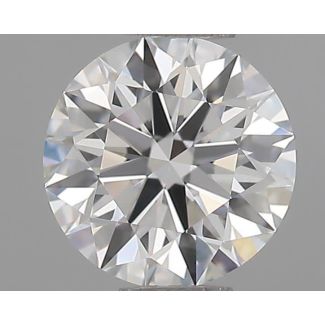 0.71 Carat Round G VVS1 EX GIA Natural Diamond