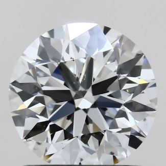 1.00 Carat Round E SI1 EX GIA Natural Diamond