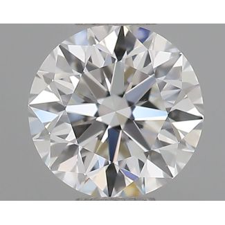 0.70 Carat Round G VVS2 VG EX GIA Natural Diamond