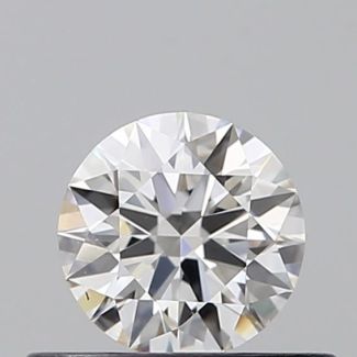 0.37 Carat Round G SI1 EX GIA Natural Diamond