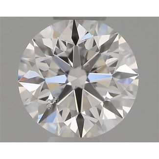 0.33 Carat Round D SI2 EX VG GIA Natural Diamond