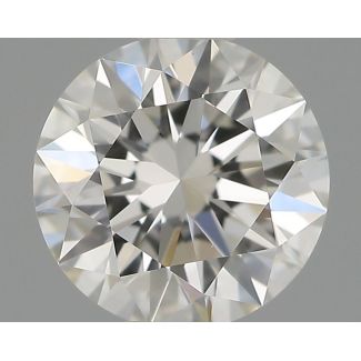 0.5 Carat Round H VVS2 EX VG GIA Natural Diamond