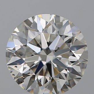 1.07 Carat Round H SI1 EX GIA Natural Diamond