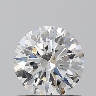 0.7 Carat Round E SI1 EX GIA Natural Diamond