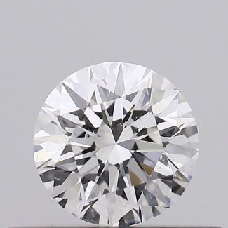 0.3 Carat Round E SI1 EX VG GIA Natural Diamond