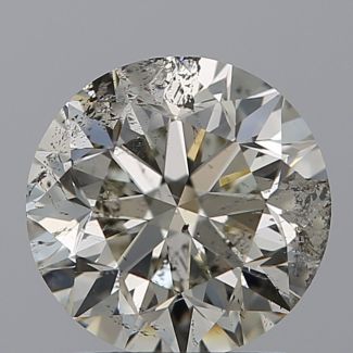 1.51 Carat Round J SI2 VG EX IGI Natural Diamond