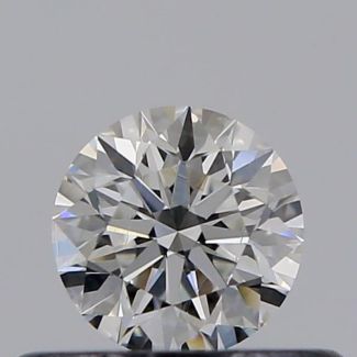 0.32 Carat Round F VVS2 EX GIA Natural Diamond