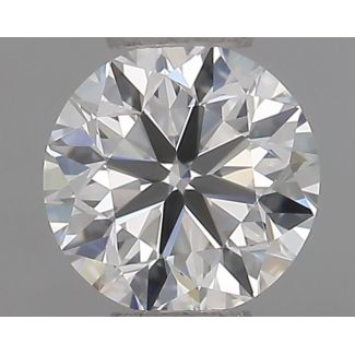 0.51 Carat Round G VVS2 VG EX GIA Natural Diamond