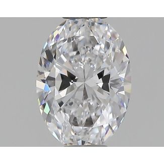 0.43 Carat Oval D VVS1 - EX G GIA Natural Diamond