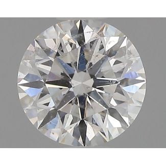 0.7 Carat Round G SI2 EX GIA Natural Diamond