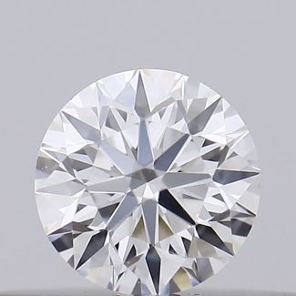 0.18 Carat Round D VS2 EX GIA Natural Diamond