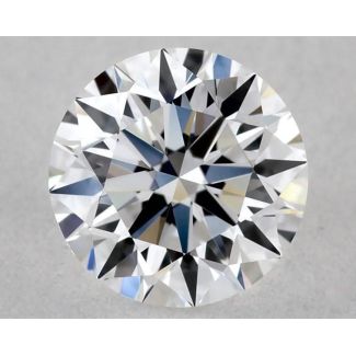 0.55 Carat Round D VVS1 EX GIA Natural Diamond