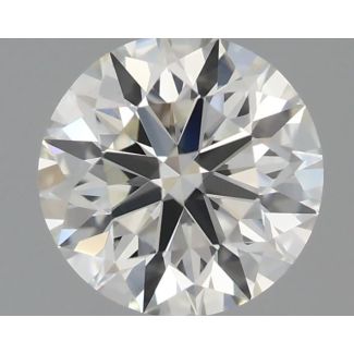 0.51 Carat Round I VVS2 EX GIA Natural Diamond