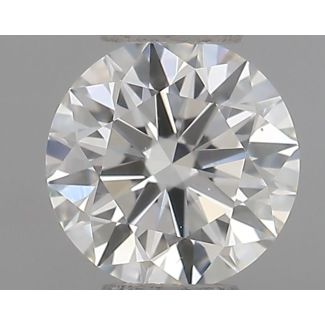 0.4 Carat Round H VVS2 VG EX IGI Natural Diamond