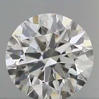 0.22 Carat Round F VVS1 EX GIA Natural Diamond