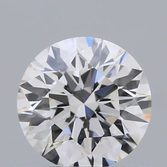 0.5 Carat Round F VS2 EX VG GIA Natural Diamond