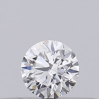 0.18 Carat Round D VS2 VG EX GIA Natural Diamond