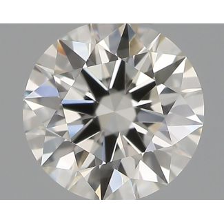 0.4 Carat Round H VVS1 EX IGI Natural Diamond