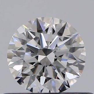 0.40 Carat Round D VS2 EX GIA Natural Diamond