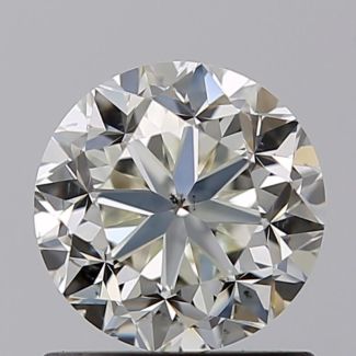 1.00 Carat Round K SI1 F EX GIA Natural Diamond