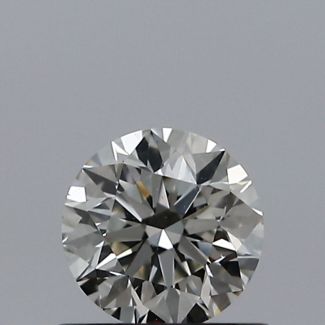 0.50 Carat Round J VS2 EX GIA Natural Diamond