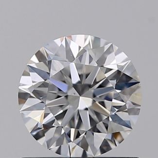 0.71 Carat Round D SI1 EX GIA Natural Diamond