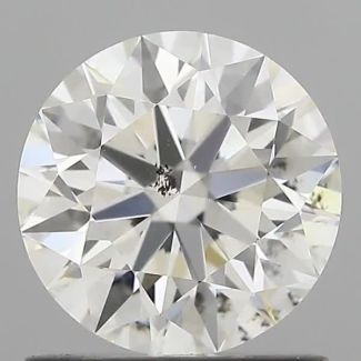 0.81 Carat Round G SI1 EX GIA Natural Diamond