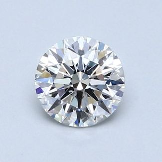 0.74 Carat Round E SI1 EX GIA Natural Diamond