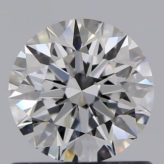 0.73 Carat Round E VVS2 EX GIA Natural Diamond