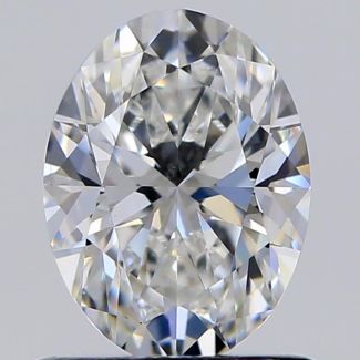 0.80 Carat Oval F VS1 - EX GIA Natural Diamond