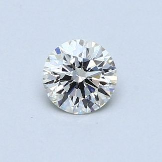 0.43 Carat Round I VS2 EX VG GIA Natural Diamond