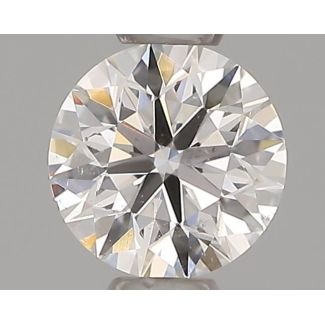 0.34 Carat Round D SI2 EX VG GIA Natural Diamond