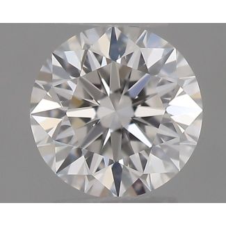 0.23 Carat Round E VVS1 EX VG GIA Natural Diamond