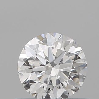 0.5 Carat Round E VVS1 VG EX GIA Natural Diamond