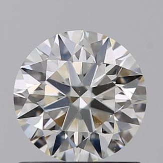 0.80 Carat Round J SI1 EX GIA Natural Diamond