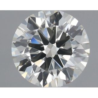 0.31 Carat Round H VVS1 EX IGI Natural Diamond